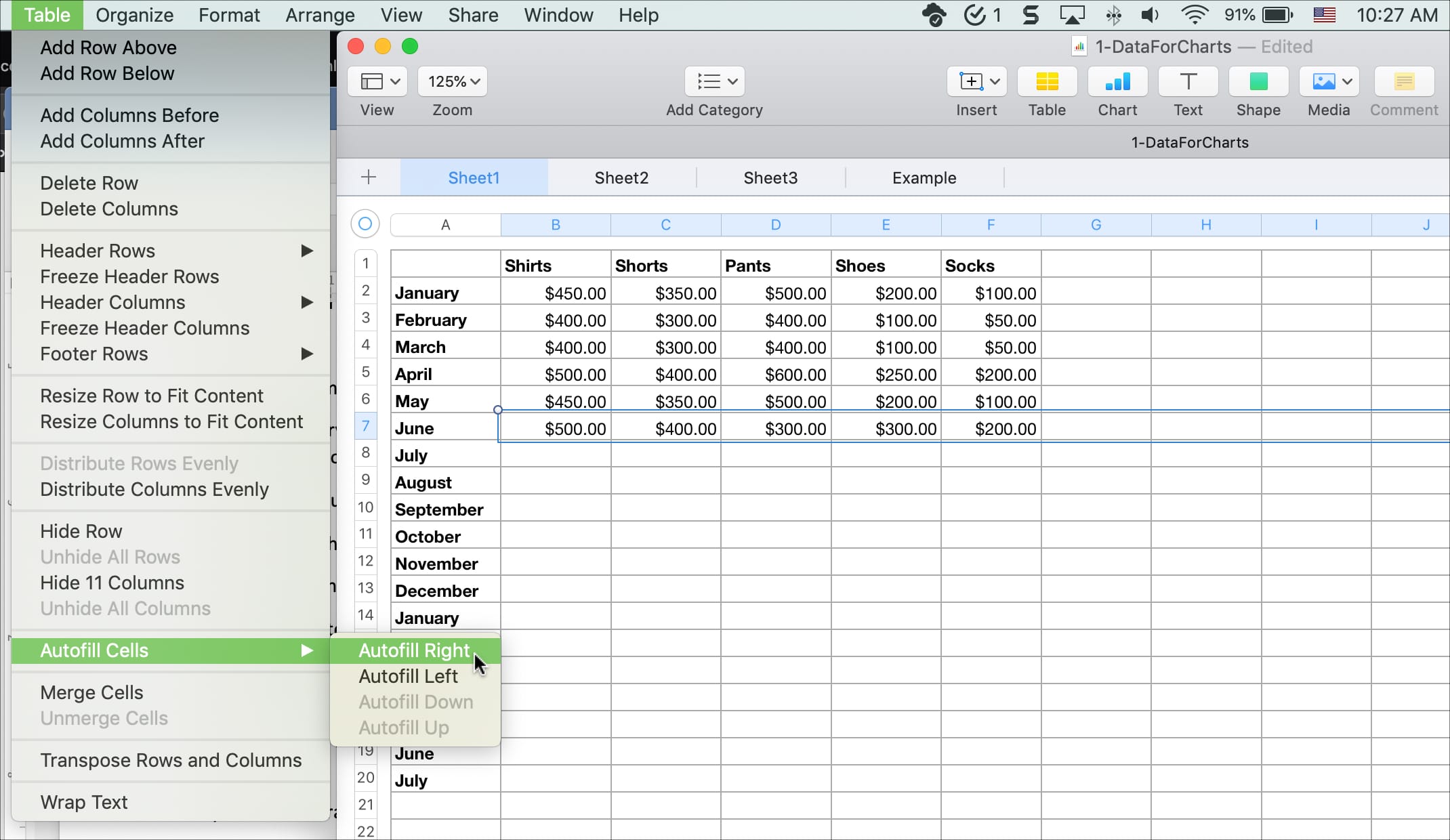 order by number in excel for mac